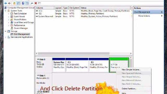 How to Remove Partition Windows 10 Free смотреть онлайн