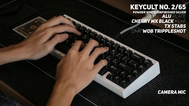 Keycult No. 2/65 Unfinished Silver w/ Cherry MX Black смотреть онлайн