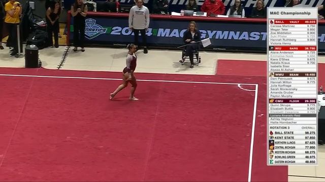 Luciana Alvarado Reid 9.85 Floor MAC Championships 3-23-24 смотреть онлайн