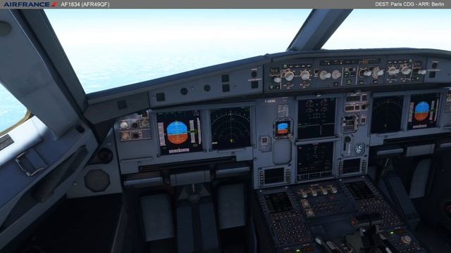 [MSFS] - International flight is back! Air France A320Neo flight Paris (FR) - Berlin (DE) смотреть онлайн