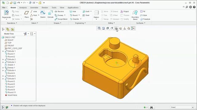 Creo 1.0 UI Basics смотреть онлайн