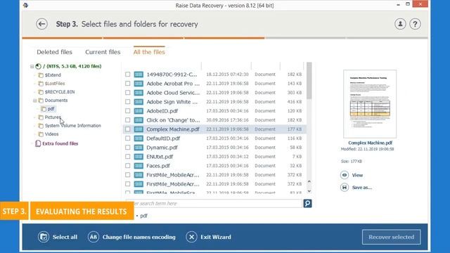 Restoring files with Raise Data Recovery – Step-by-step tutorial смотреть онлайн