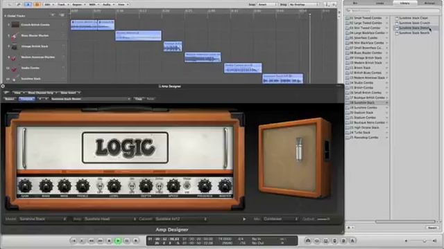 Apple - Software - Logic Studio - Guitar Gear - Amp Designer смотреть онлайн