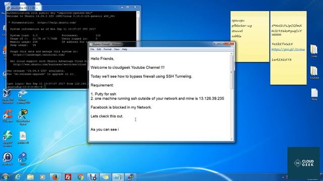 bypass firewall using ssh tunneling смотреть онлайн