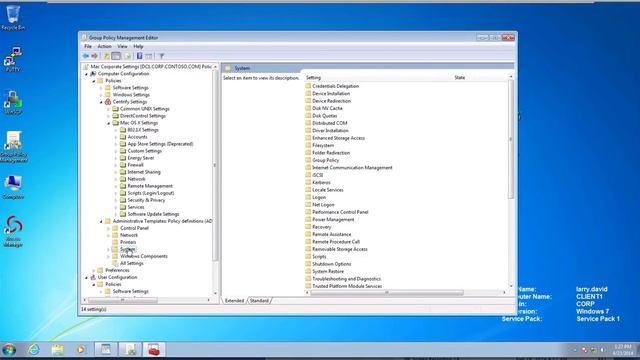 Centrify Suite 2014 & Mac OS X - Group Policy Configurations (4/6) смотреть онлайн