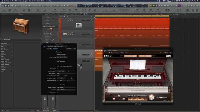 PianoBoss tutorial/demo Logic Pro X MIDI effect смотреть онлайн