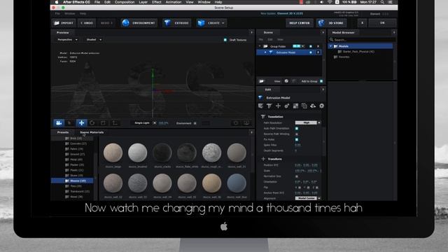Element 3D Text Tutorial || AE
