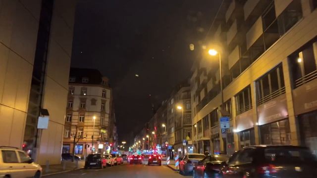 Frankfurt am Main Night Tour 2022 | Ludwig-Erhard-Anlage| Katharinenkreisel | Germany смотреть онлайн