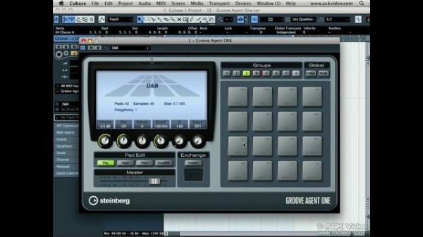 Cubase 5 502: Working with Cubase 5 - Level 2 - 33. Groove Agent One 1
