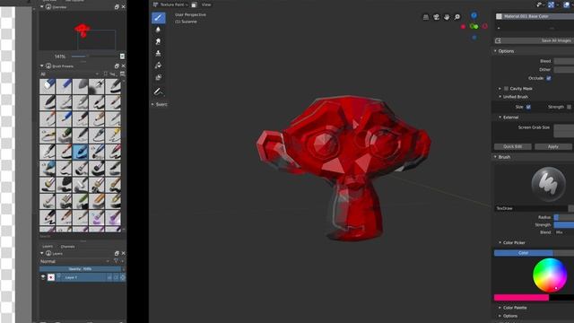 BSLIVE Tutorial to Setup Blender 3D to work with Krita Painting смотреть онлайн