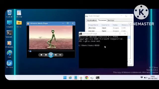 Windows 11 Dame tu cosita has BSOD (Win7 simulator) смотреть онлайн