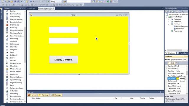 How to use Button to Display the input of textbox on windows form смотреть онлайн