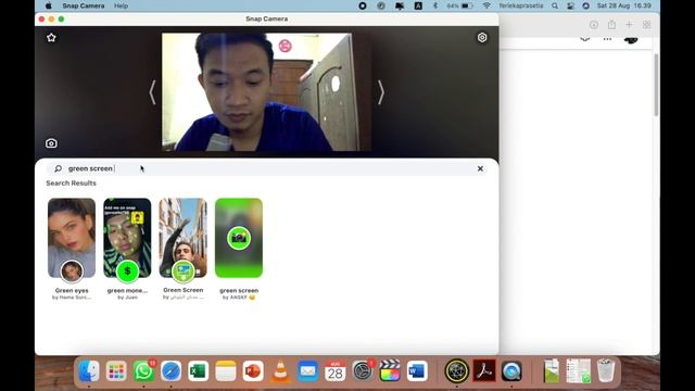 snap camera zoom - cara mengganti background zoom tanpa menggunakan green screen смотреть онлайн
