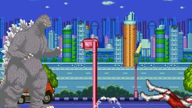 MUGEN: Godzilla Vs Ultraman (AI Only) смотреть онлайн