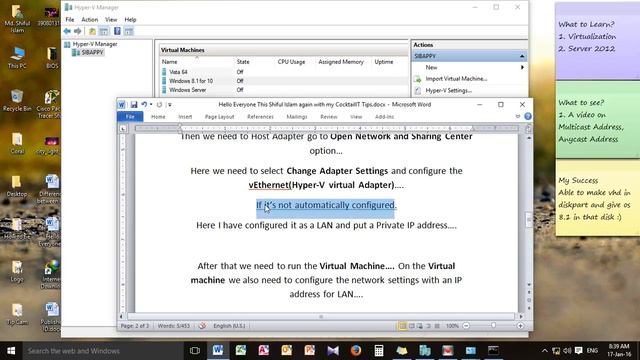 How to create virtual switch in Hyper-V Bangla Tutorial by CocktailIT смотреть онлайн