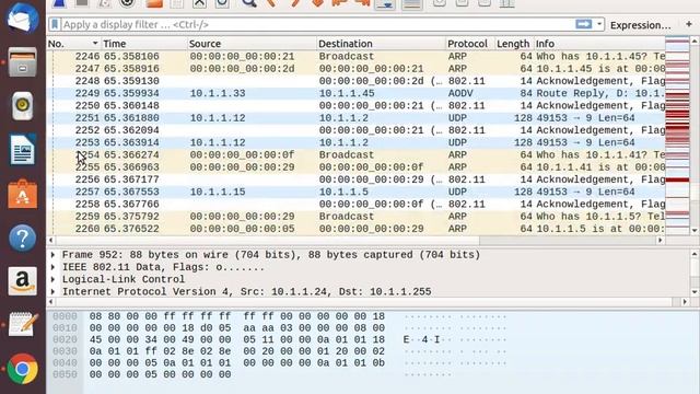 Wireshark and PCAP in NS3 смотреть онлайн