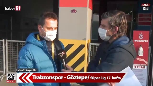 Trabzonspor Göztepe maçı öncesi Akyazı'dan canlı yayın смотреть онлайн