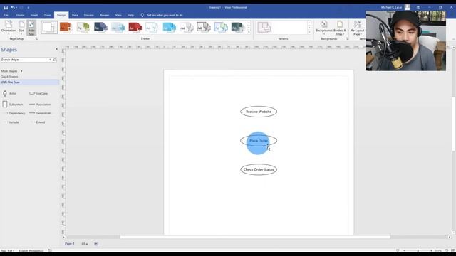 Create Use Case Diagram using MS Visio смотреть онлайн