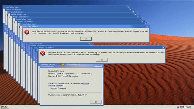 Windows Whistler Crazy Error смотреть онлайн