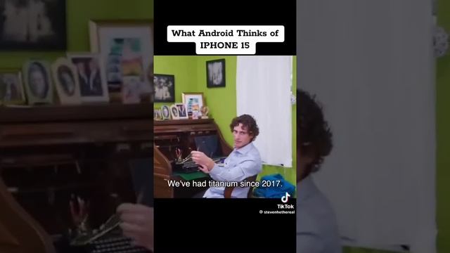 What Android Thinks of IPHONE 15 смотреть онлайн