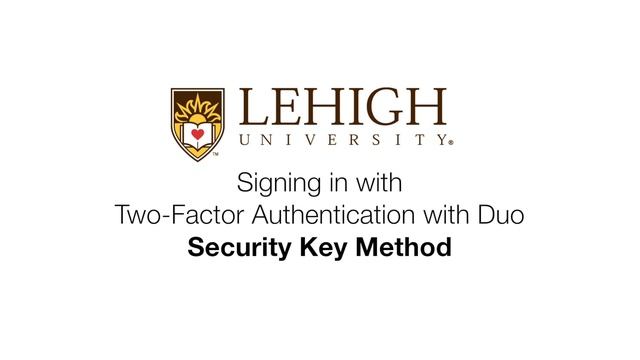 Security Key Enrollment with login смотреть онлайн