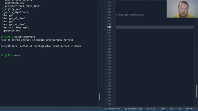 Python Basics Tutorial Cryptography Fernet Object Encrypt Method || Data Encryption смотреть онлайн
