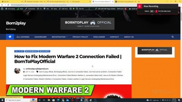 Modern warfare 2 #log in error | #fix Logging Into #Demonware error in #cod mw2  || borntoplaygames