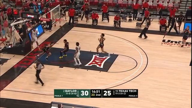 Baylor holds off Mac McClung & Texas Tech to stay undefeated [HIGHLIGHTS] | ESPN College Basketball смотреть онлайн