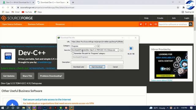 DEV-C++ Latest Version C Programming software download and installed। DEV-C++ download and installe смотреть онлайн