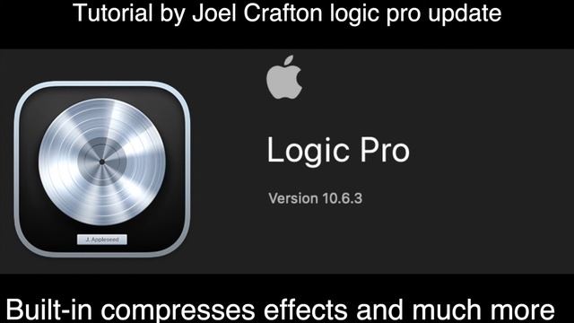 LOGIC PRO X UPDATES 10.6.3 FIXES - What Is New смотреть онлайн