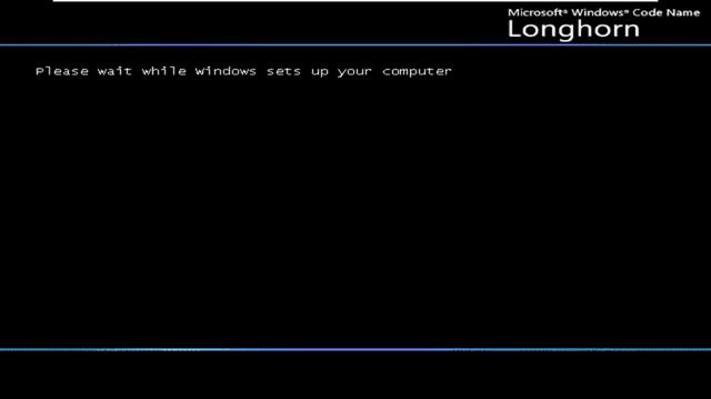 Windows Longhorn/Vista Clevine Installation - VMware