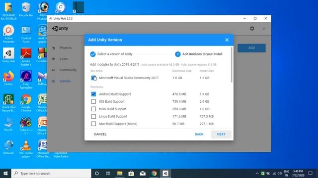 How to install unity 2019.4 in hindi || Install Unity in windows 10 смотреть онлайн