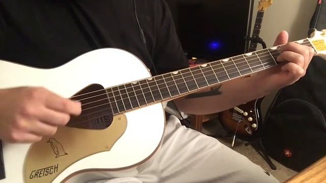 Gretsch G5021WPE Rancher Penguin Parlor Acoustic/Electric Guitar Demo