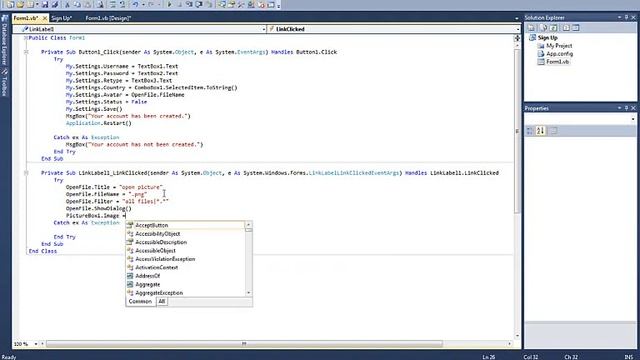 Create registration form with users photo in vb.net смотреть онлайн