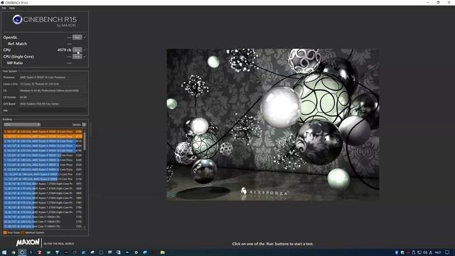 AMD RYZEN 3950X OC 4.5GHz CINEBENCH смотреть онлайн