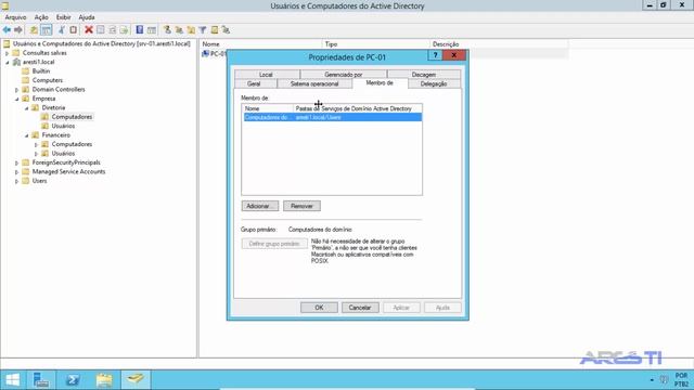 Windows Server 2012 R2 - Contas de maquina no Active Directory. #021 смотреть онлайн
