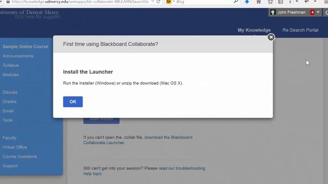 Launching Blackboard Collaborate смотреть онлайн