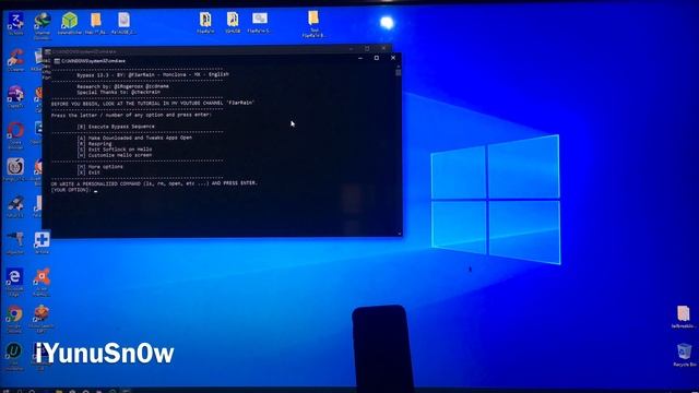 New Tweak Bypass ICloud On Windows F3arRa1n One Click تخطي الايكلود هد المرة بواسطة الأوامر IOS13.3