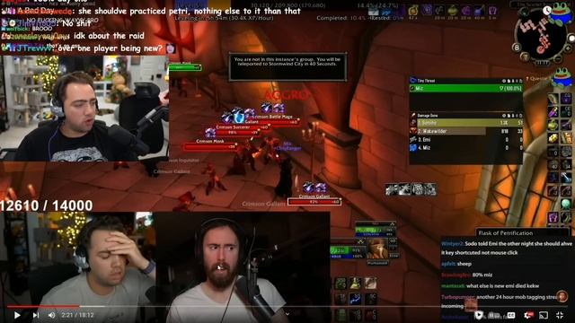 Mizkif Pleads with Soda to Postpone Raid as Guild's Top Tank Rage Quits смотреть онлайн