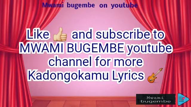 Nababi Lyrics by The late Livingstone Kasozi смотреть онлайн