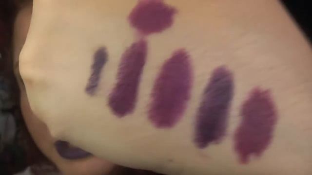 MAC Lorde Pure Heroine lipstick haul with swatches and comparisons смотреть онлайн