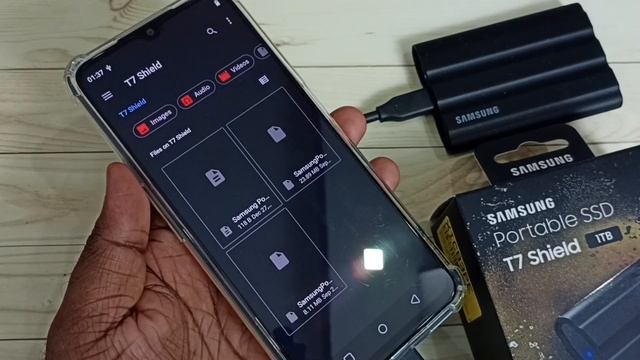 How to Connect Samsung Portable SSD T7 Shield to REALME Phone and Copy Files Videos Images смотреть онлайн