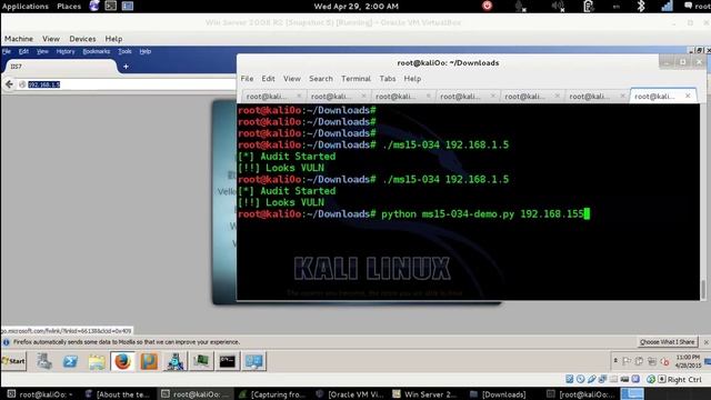 MS15-034 Exploit DoS Attack смотреть онлайн