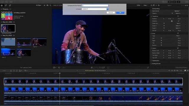 How To Sync Footage in Final Cut Pro for Split Screen Effects смотреть онлайн