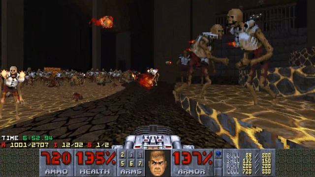 [Doom 2] Nosp2 - Map21 (Chambers of ruin) UV-Max in 13:40 смотреть онлайн