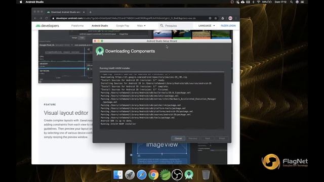 Instalando Android Studio no Mac смотреть онлайн