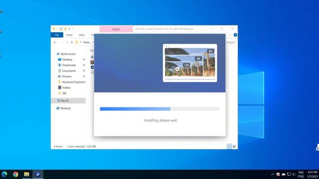 AVCLabs Video Enhancer AI 2.6 Vollständig 2022 - Installieren Windows Arbeiten