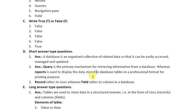Chapter 3 Microsoft Access 2010 Exercise Answers in Hindi | Class 8 Computer Educare Cyber hub смотреть онлайн
