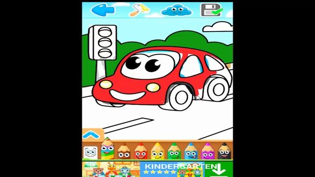 How to draw a car Lamborghini Gallardo easy step by step for kids | Drawing cars for kids смотреть онлайн