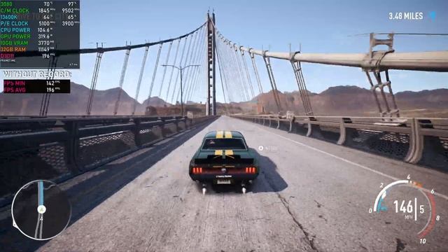 Need for Speed Payback RTX 3080 + 13600K 5.1GHz [High - 1440P] смотреть онлайн